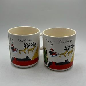 VTG Hornsea England 1982 Mugs set of 2